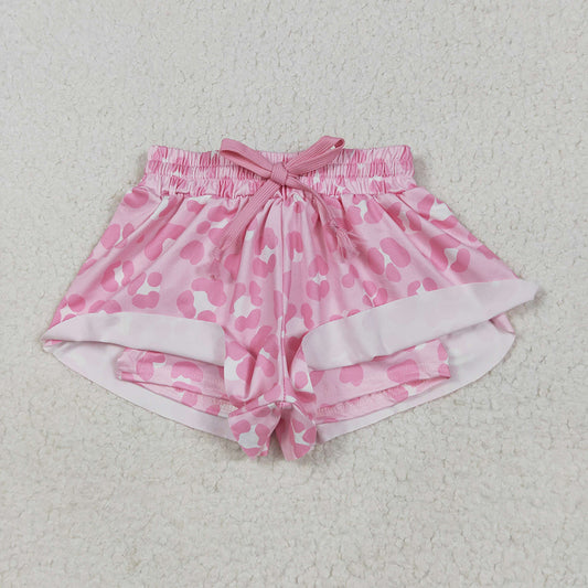 Baby Girls Pink Leopard Summer Shorts Bottoms