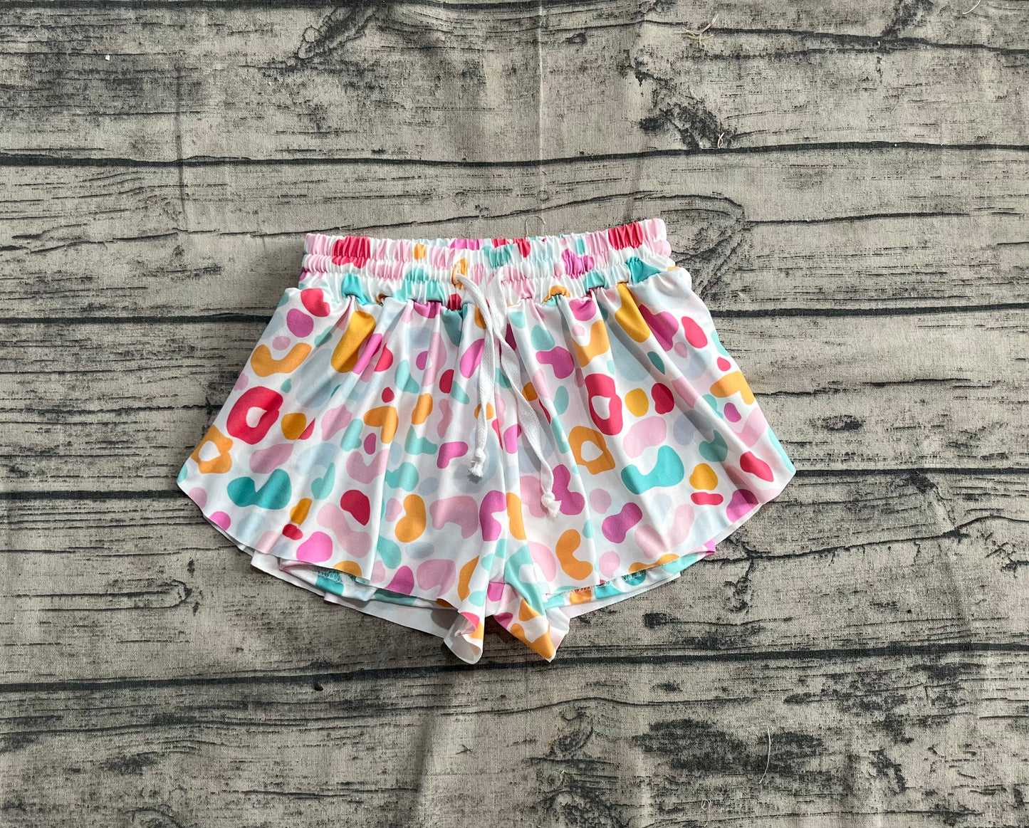 Baby Girls Pink Blue Leopard Summer Shorts Bottoms