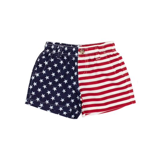 Baby Boys Stars Stripe Pockets 4th Of July Shorts Bottoms Preorder