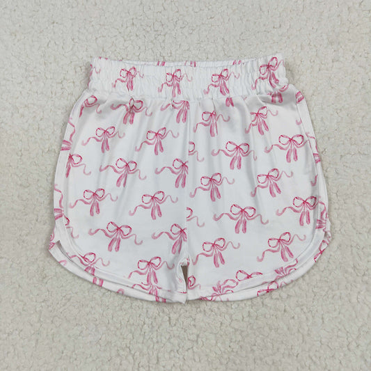 Baby Girls Pink Bows Summer Shorts Bottoms