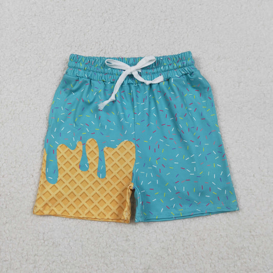 USA Shop Baby Boys Aqua Sprinkles Drip Team Pockets Shorts Bottom