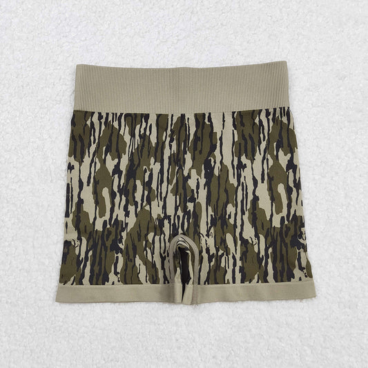 Adult Women Camo Knitted Yoga Bottoms