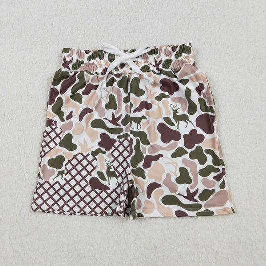 USA Shop Baby Boys Southern Deer Ducks Dogs Camo Drip Pockets Shorts Bottom