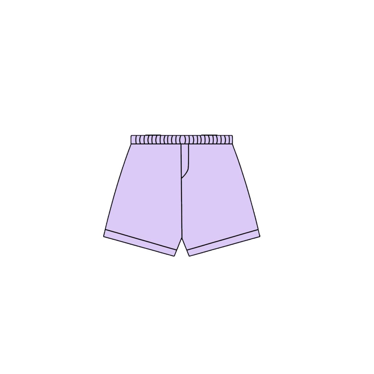 Baby Girls Lavender Yoga Shorts Bottoms Preorder