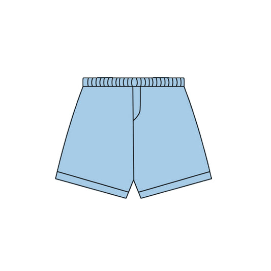 Baby Girls Blue Yoga Shorts Bottoms Preorder