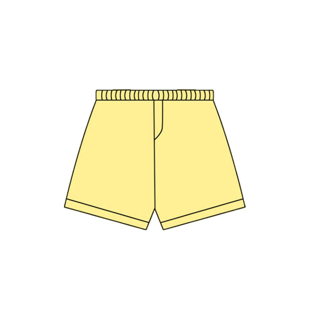 Baby Girls Yellow Yoga Shorts Bottoms Preorder