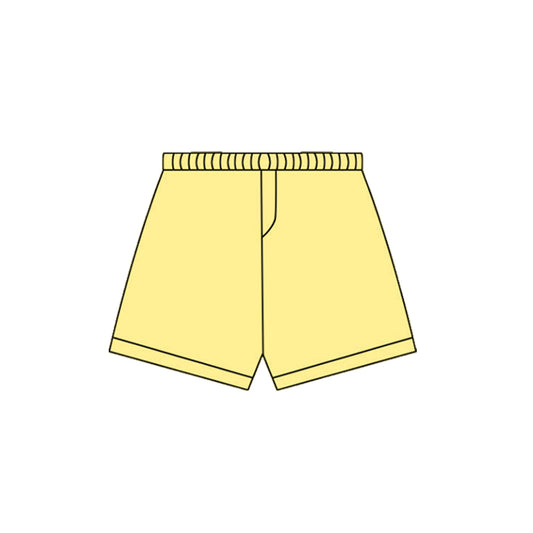 Baby Girls Yellow Yoga Shorts Bottoms Preorder