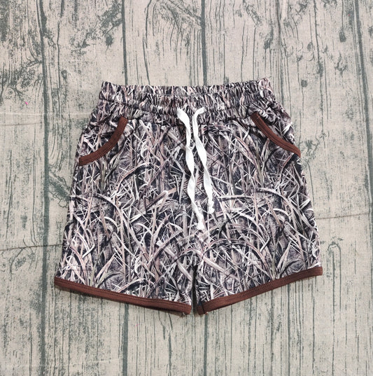 Baby Boys Leaves Camo Hunting Pockets Shorts Bottom