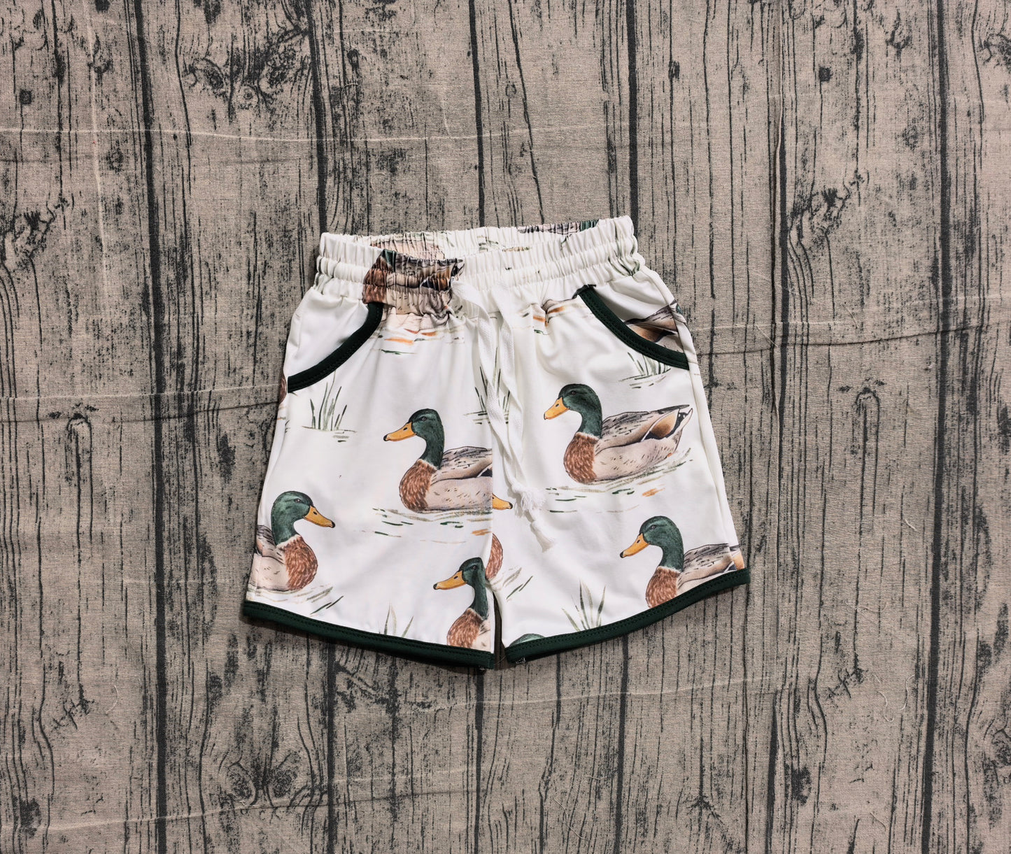 Baby Boys Ducks Hunting Pockets Shorts Bottom