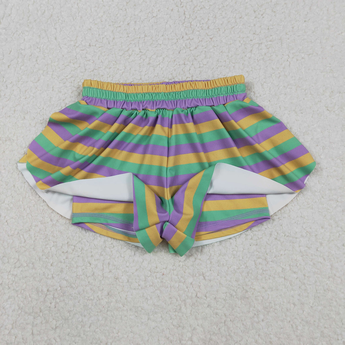 Sibling Baby Girls Camo Leopard Yoga Active Butterfly Shorts Bottoms