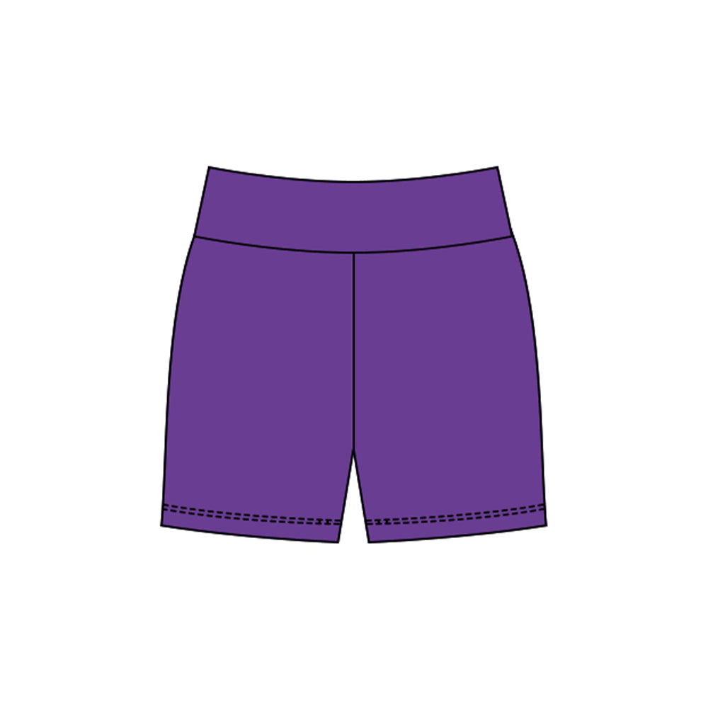 Baby Girls Purple Yoga Shorts Bottom Preorder