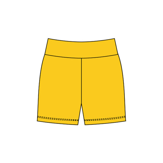 Baby Girls Yellow Yoga Shorts Bottom Preorder