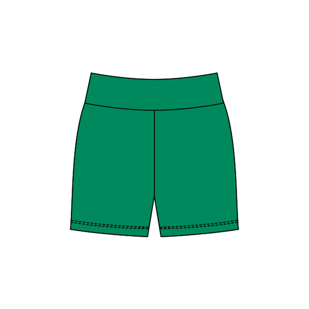 Baby Girls Green Yoga Shorts Bottom Preorder