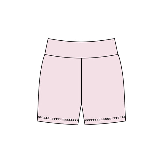 Baby Girls Light Pink Yoga Shorts Bottom Preorder