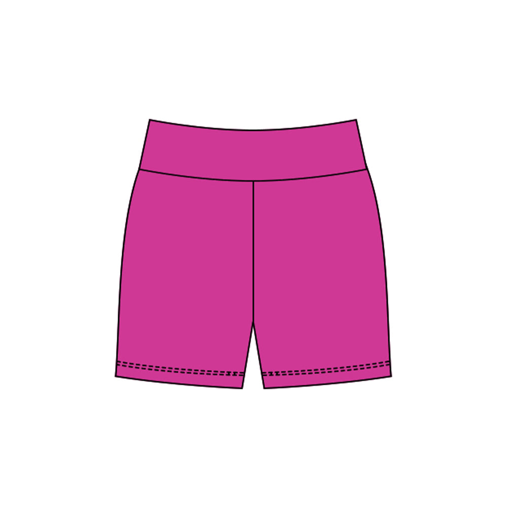 Baby Girls Hot Pink Yoga Shorts Bottom Preorder