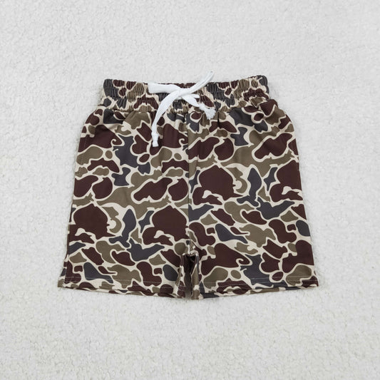 USA Shop Baby Boys Southern Dark Khaki Camo Pockets Shorts Bottom