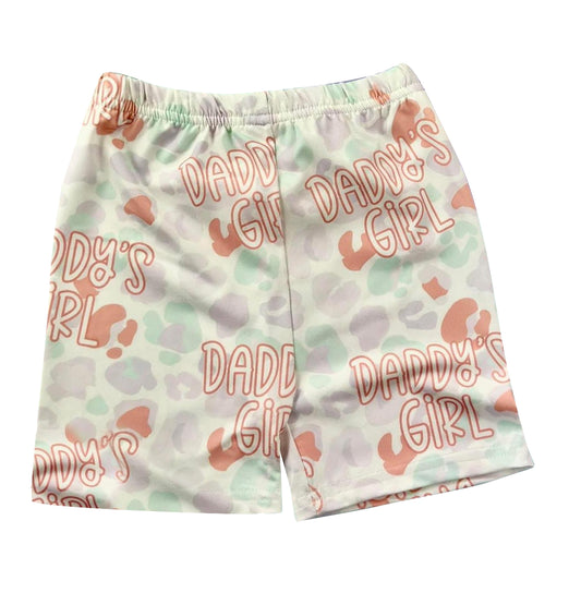 Baby Camo Daddy's Girl Biking Shorts Bottom Preorder