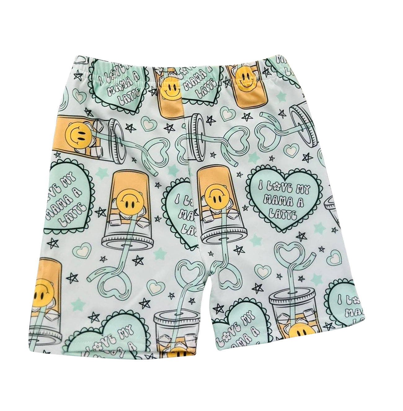Baby Girls I Love My Mama a Little Hearts Biking Shorts Bottom Preorder