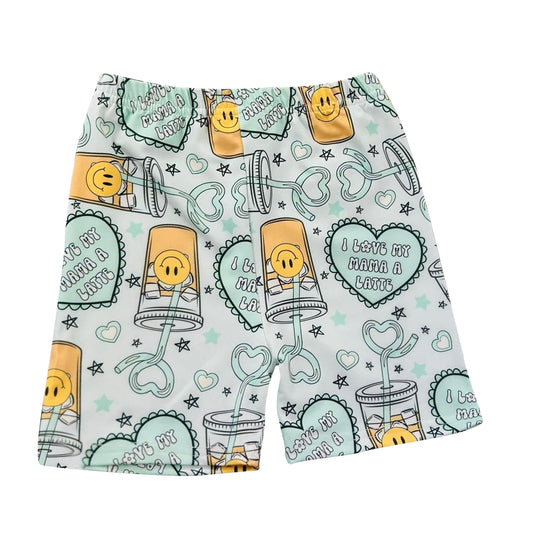 Baby Girls I Love My Mama a Little Hearts Biking Shorts Bottom Preorder