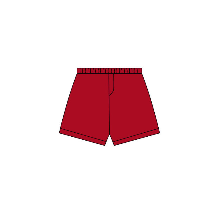 Baby Girls Red Yoga Shorts Bottoms Preorder