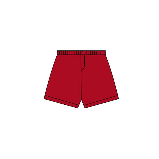 Baby Girls Red Yoga Shorts Bottoms Preorder
