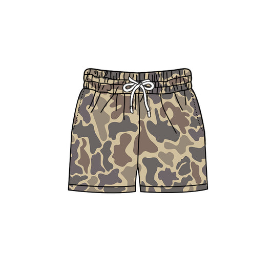 Baby Boys Southern Khaki Grey Camo Shorts Bottom Preorder