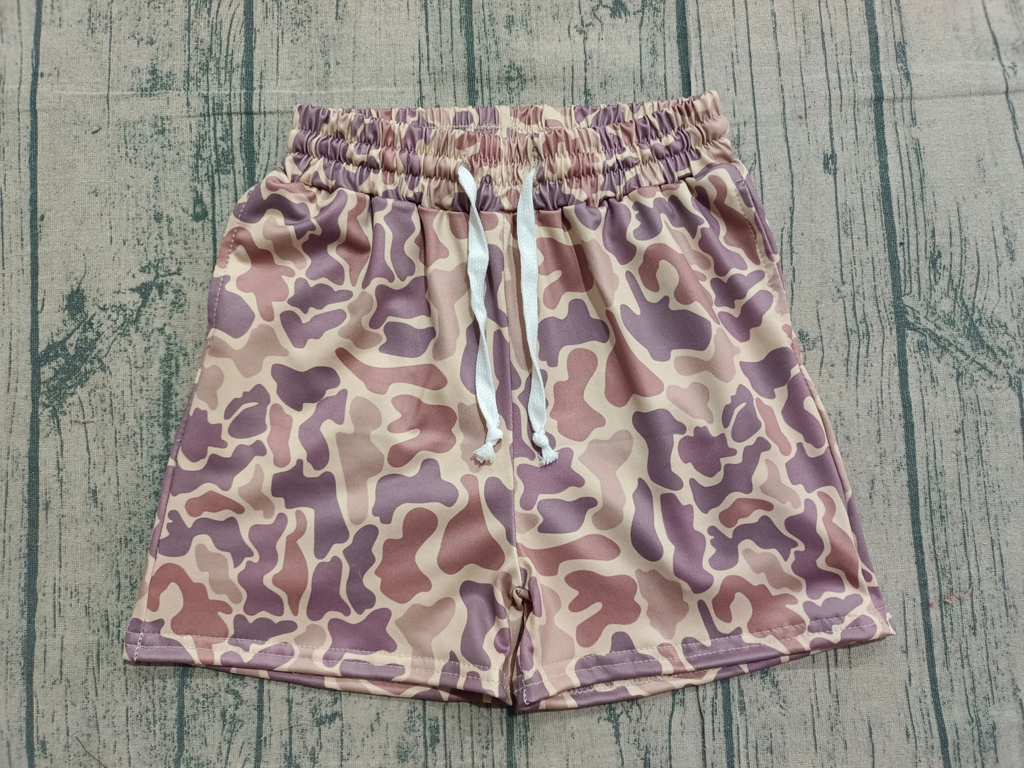 Baby Boys Southern Khaki Camo Pockets Shorts Bottom