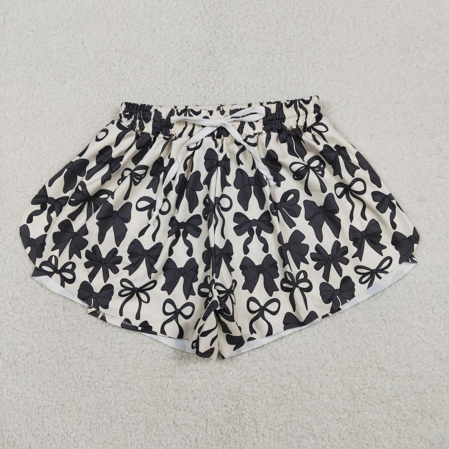 Sibling Adult Women Leopard Team Bows Camo Yoga Active Butterfly Shorts Bottom