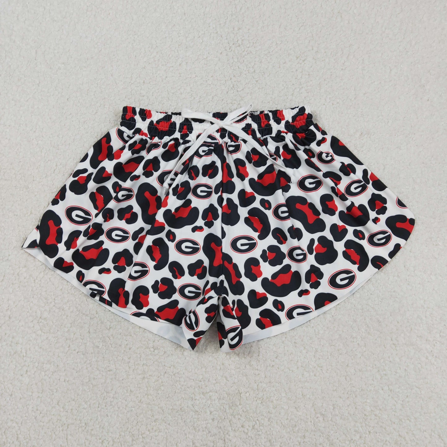 Sibling Adult Women Leopard Team Bows Camo Yoga Active Butterfly Shorts Bottom