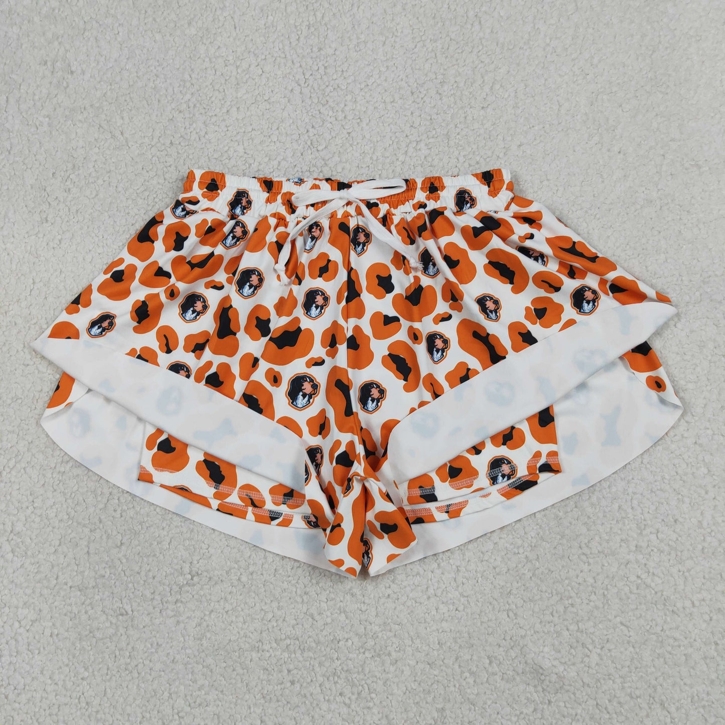 Sibling Adult Women Leopard Team Bows Camo Yoga Active Butterfly Shorts Bottom