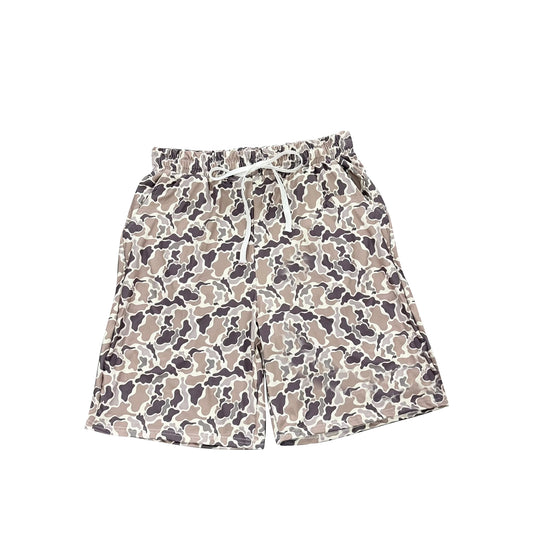 Adult Men Southern Khaki Camo Pockets Shorts Bottom Preorder