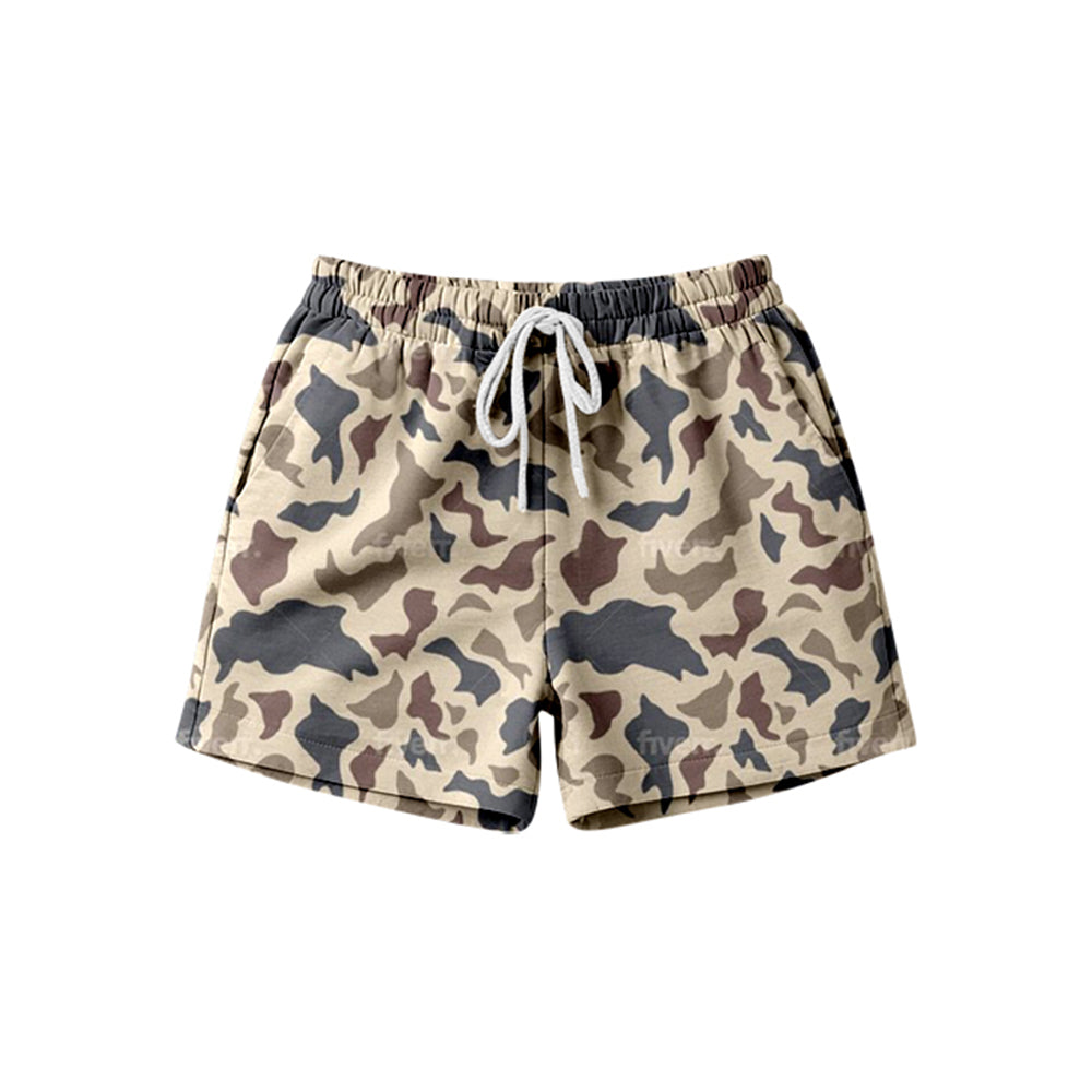Adult Women Southern Khaki Camo Pockets Shorts Bottom Preorder