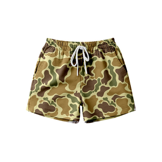 Adult Women Southern Yellow Camo Pockets Shorts Bottom Preorder