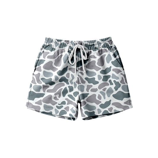 Adult Women Southern Light Grey Camo Pockets Shorts Bottom Preorder