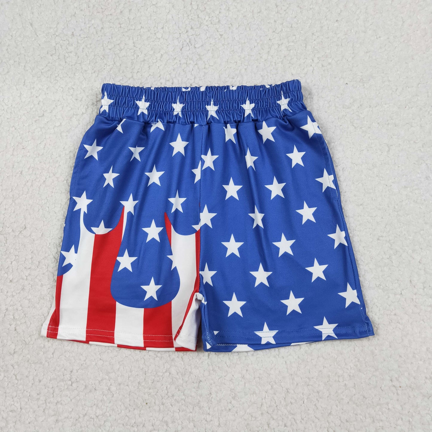 Sibling Baby Kids Stars Stripe Top Shorts 4th of July Clothes Set Yoga Short Knee Length Dress