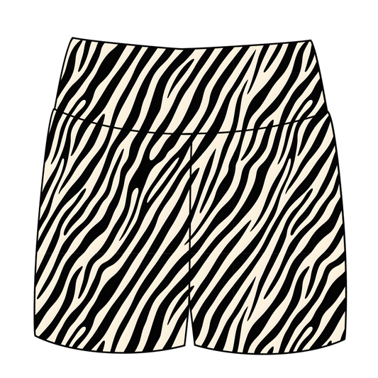 Baby Girls Black Stripe Biking Shorts Bottom Preorder