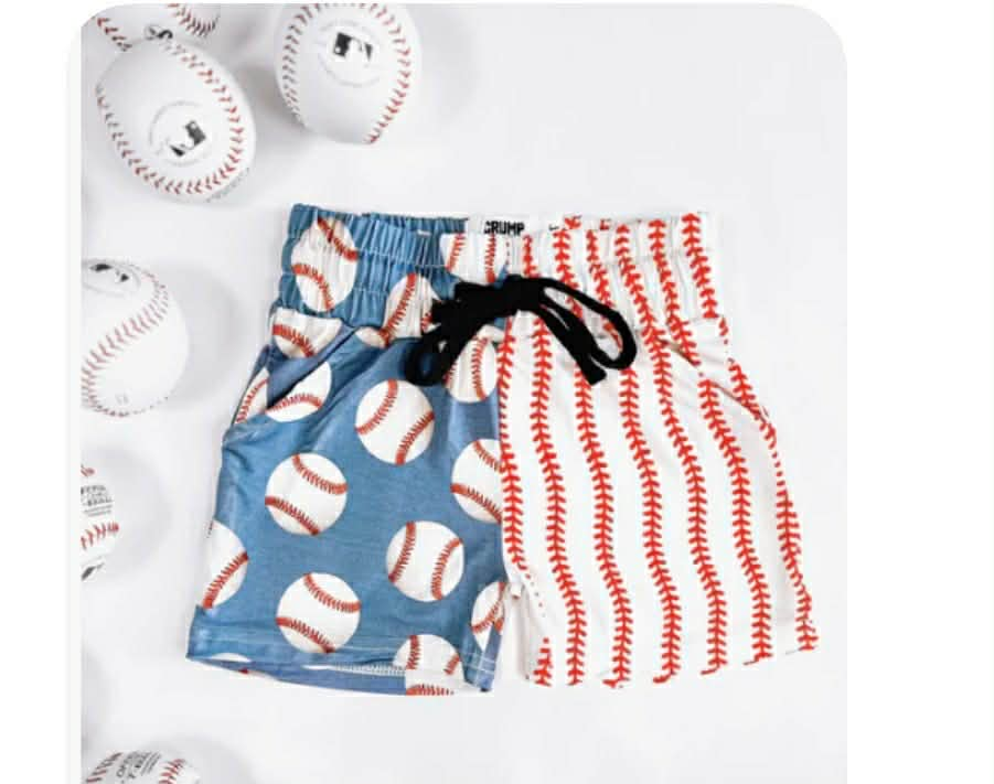 Baby Boys Baseballs Team Pockets Shorts Bottom Preorder