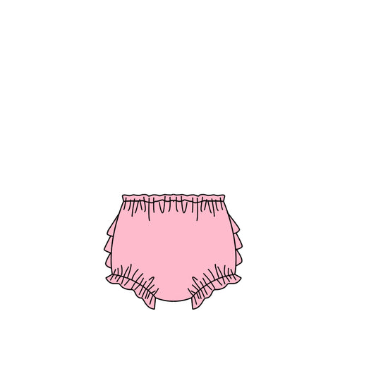 Baby Girls Pink Ruffle Bummies Bottoms Preorder
