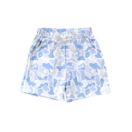Baby Boys Southern Blue Camo Pockets Shorts Bottom Preorder