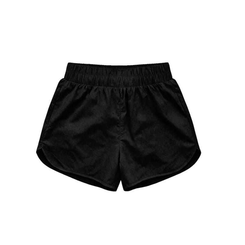 Baby Girls Black Yoga Active Sport Shorts Bottom Preorder