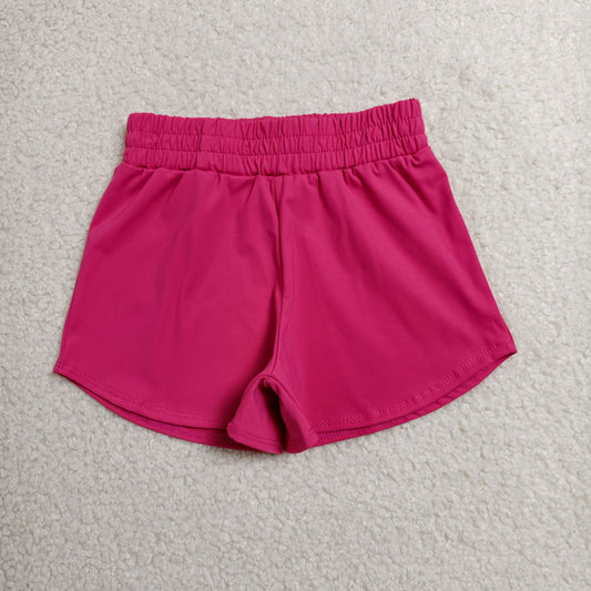 Baby Girls Hot Pink Yoga Active Sport Shorts Bottom