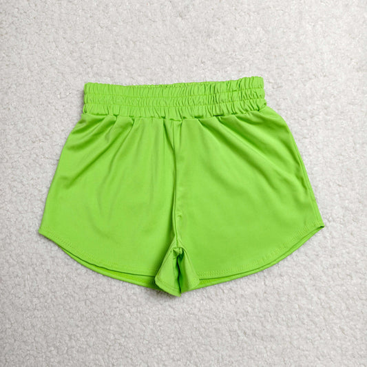 Baby Girls Light Green Yoga Active Sport Shorts Bottom