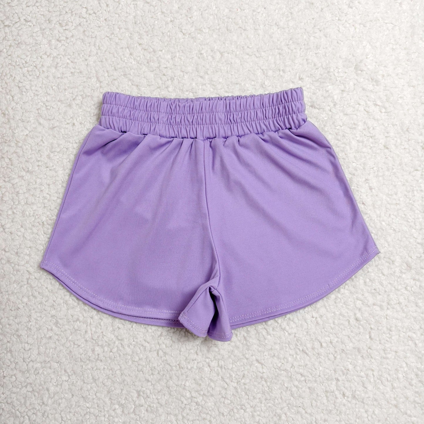 Baby Girls Purple Yoga Active Sport Shorts Bottom
