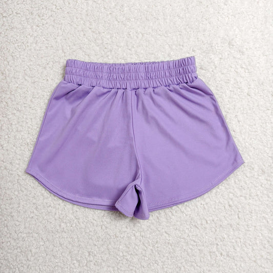 Baby Girls Purple Yoga Active Sport Shorts Bottom