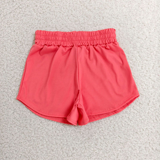 Baby Girls Watermelon Red Yoga Active Sport Shorts Bottom