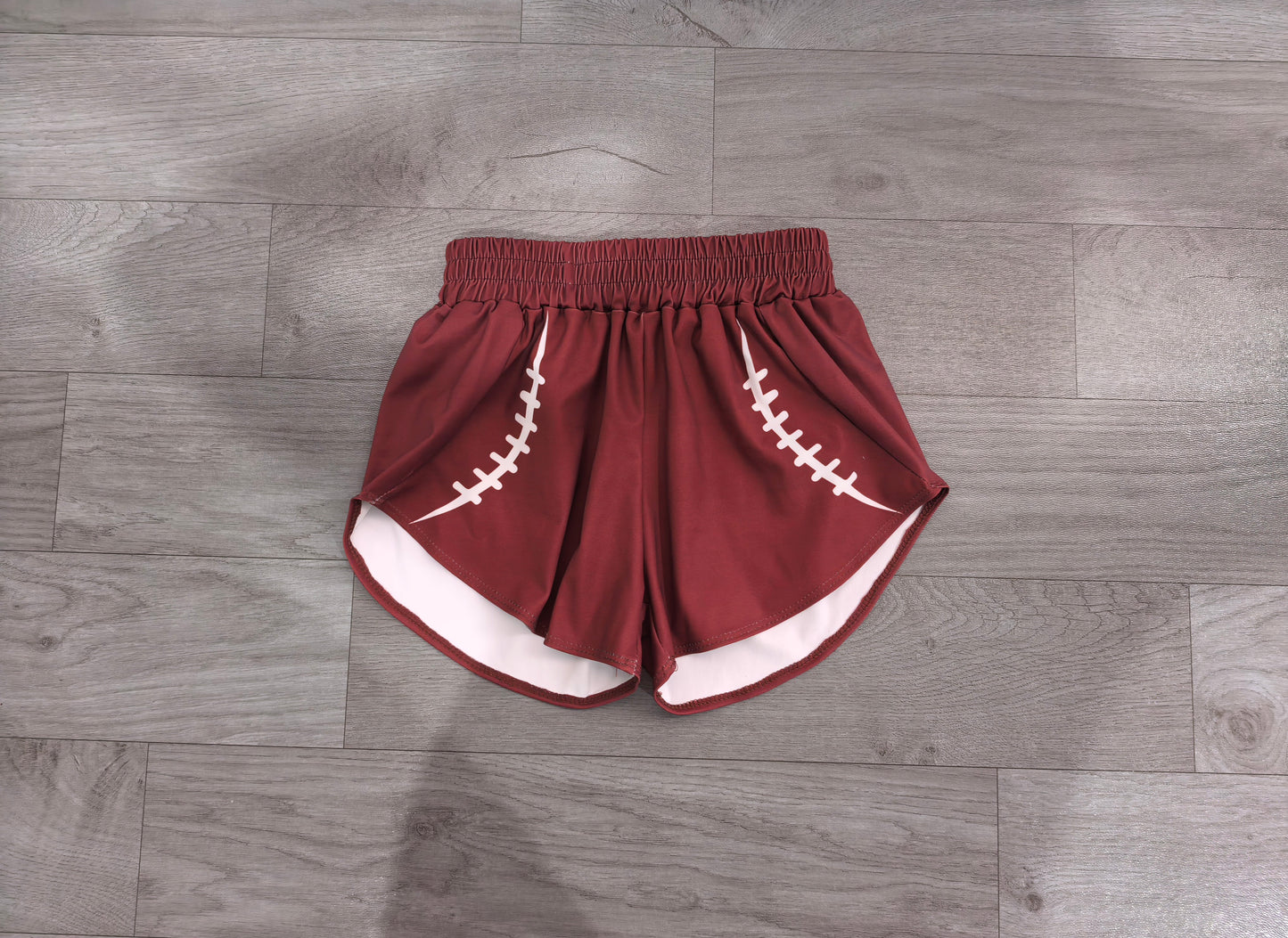 Baby Girls Brown Baseball Yoga Active Team Sport Shorts Bottom Preorder