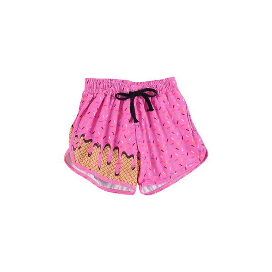 Baby Girls Colorful Sprinkles Drip Team Shorts Bottom Preorder