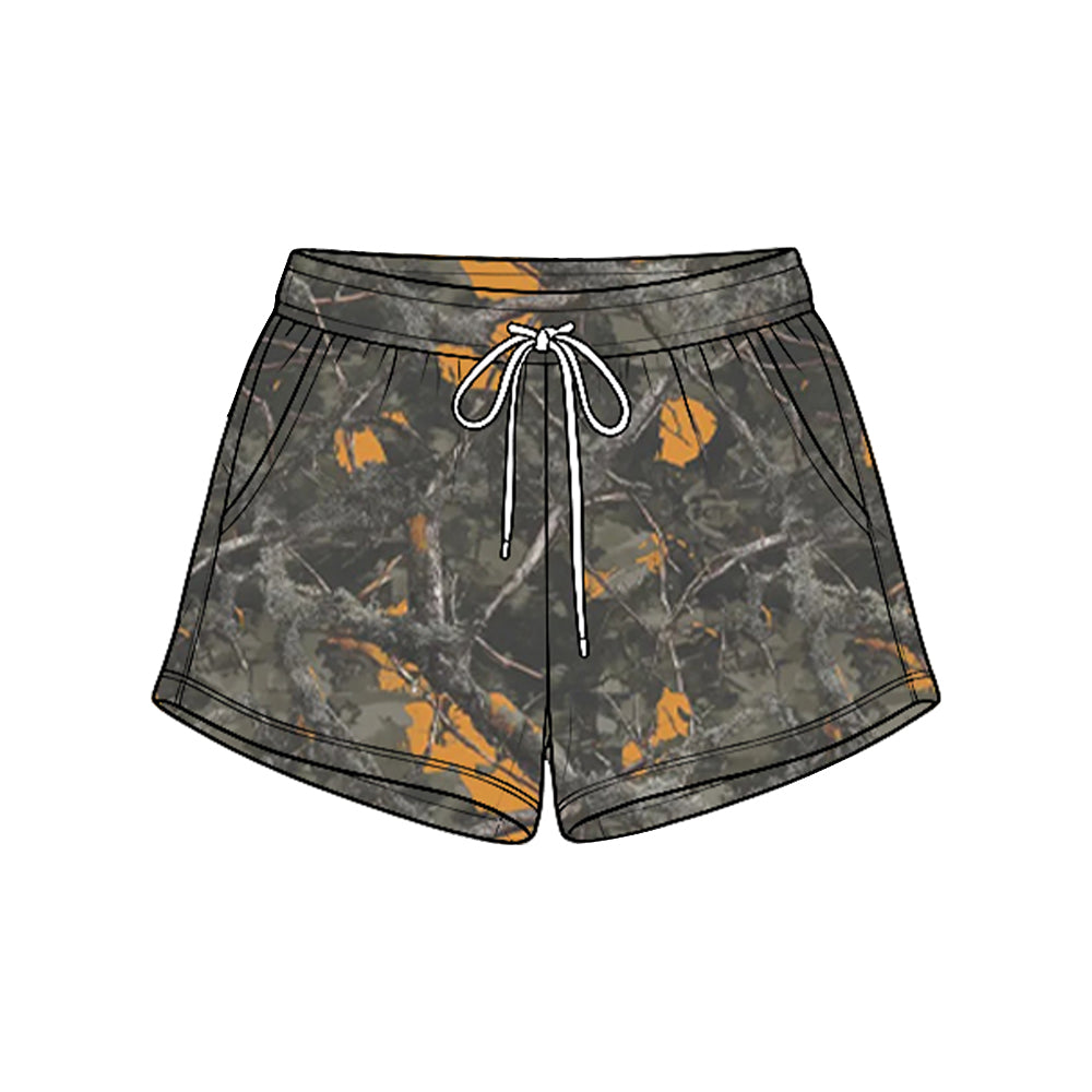 Preorder moq 5 Baby Boys Southern Camo Hunting Pockets Shorts Bottom