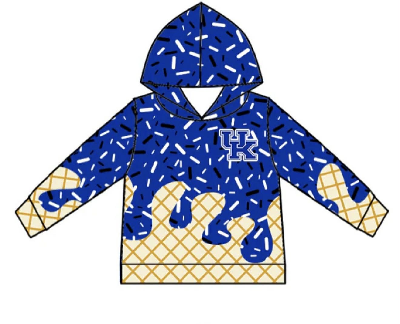 Preorder moq 5 Adult Men Long Sleeves Blue UK Team Hoodies Top