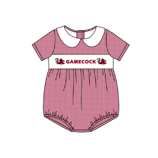 Baby Boys Gamecock Short Sleeve Team Rompers preorder(moq 5)